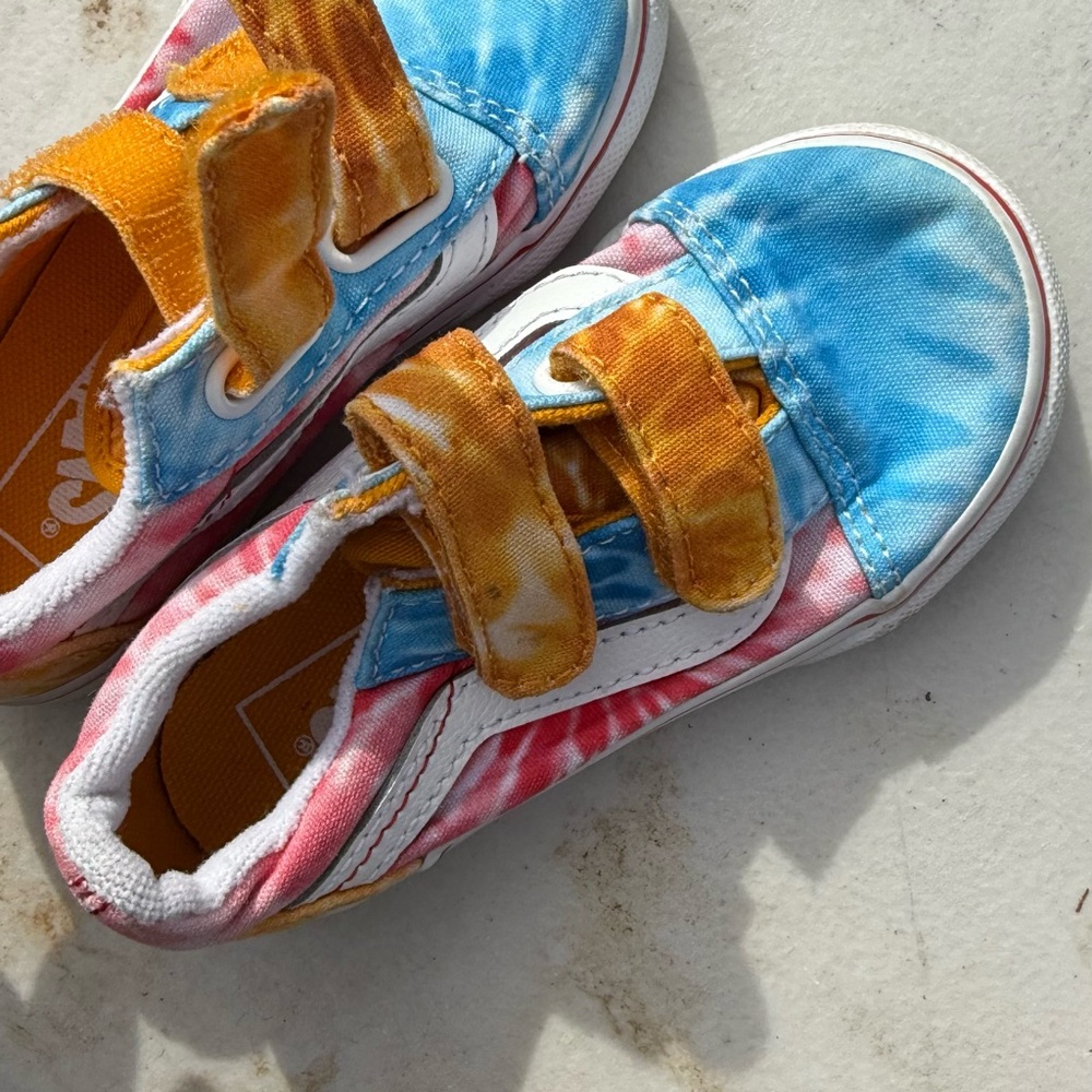 Toddler tie dye Vans US 7